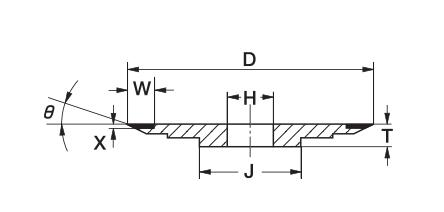 1B9 diamond cbn grinding wheel